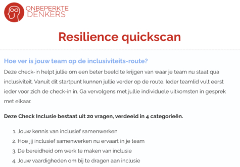 Verschil mag er zijn Inclusie Quickscan