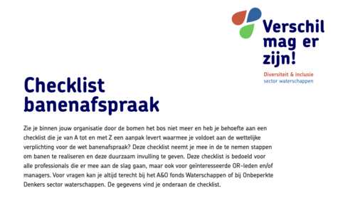 Checklist banenafspraak