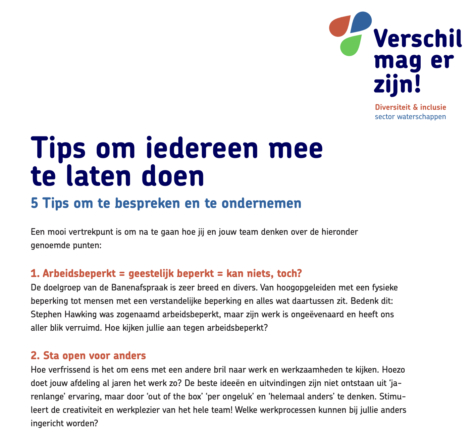 Tips om iedereen mee te laten doen